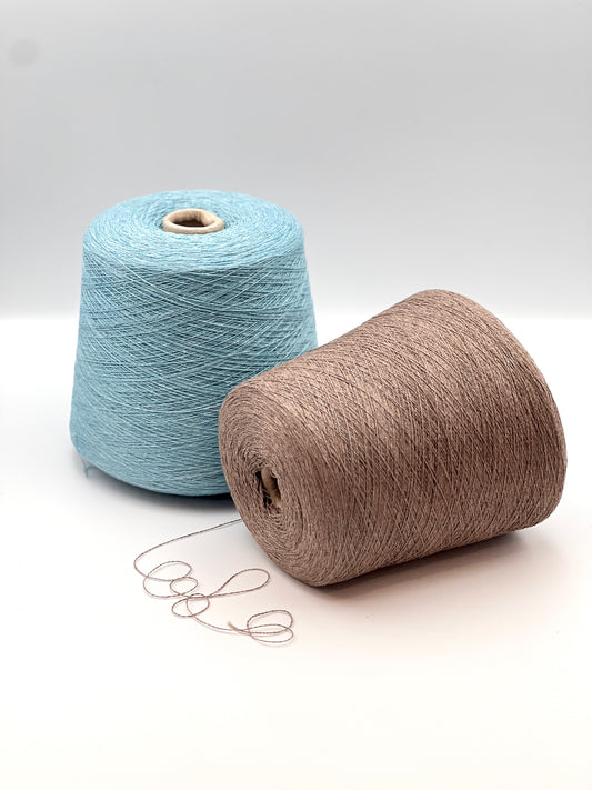 FILCOM CASHSILK cashmere silk yarn from Italy, 50% cashmere 50% silk lace weight yarn for sweaters, tops, cardigans, and shawls.