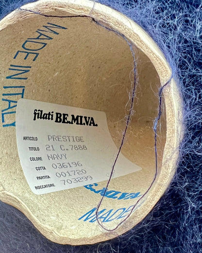 FILATI BE.MI.VA PRESTIGE Babykid Mohair halo yarn cone, luxury Italian lace yarn for knitting, weaving, and machine knitting