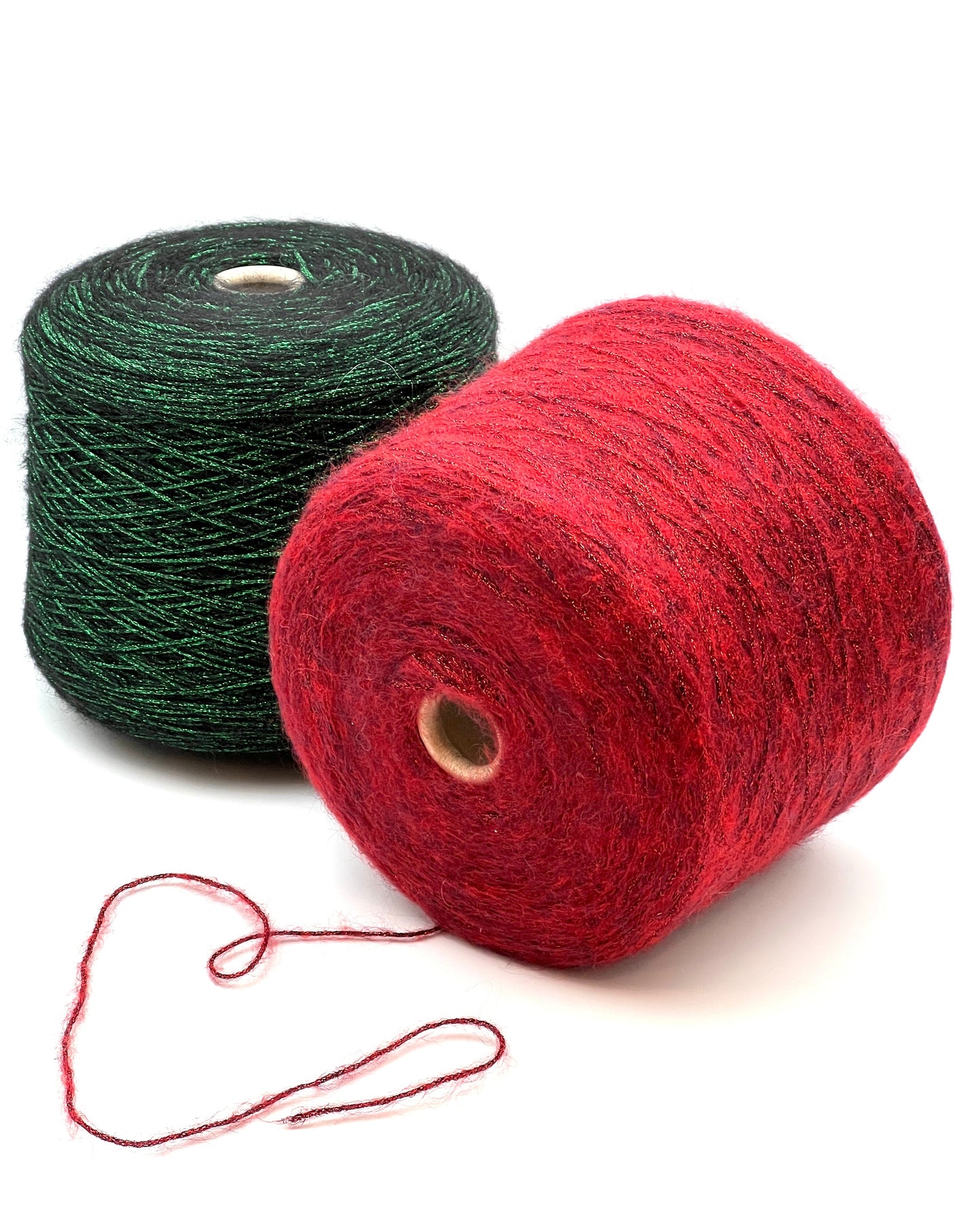 Igea SPARKLING luxury superkid mohair and wool blend Italian chainette yarn with integrated glitter sparkle for holiday knitting at iDOKNiT.