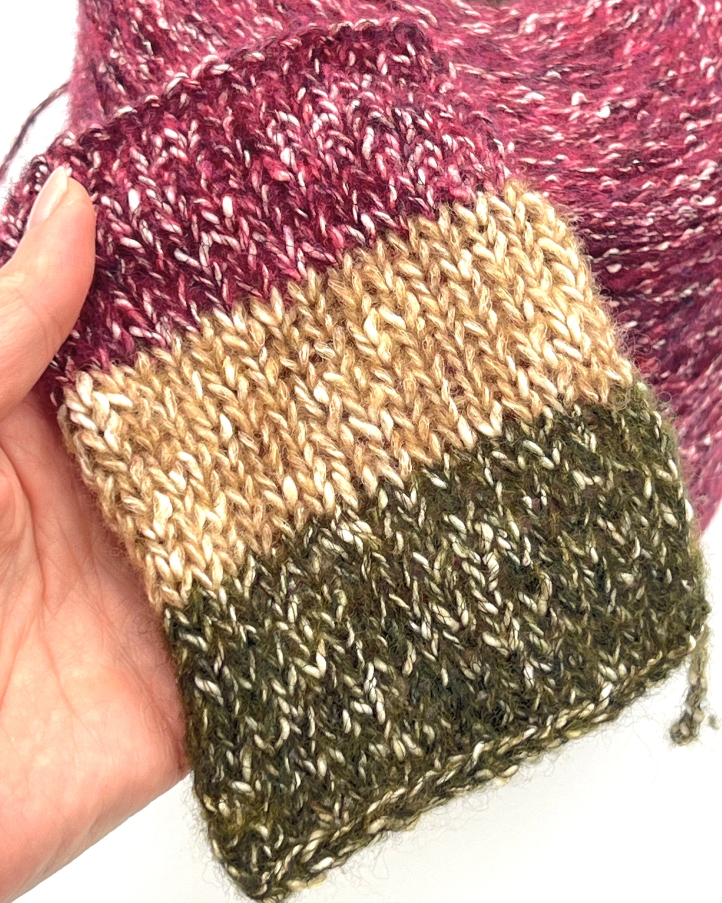 LINEAPIU TACOS Italian cotton linen wool blend DK weight irregular slub fantasy textured yarn on cone for knitting crochet and weaving from iDOKNiT