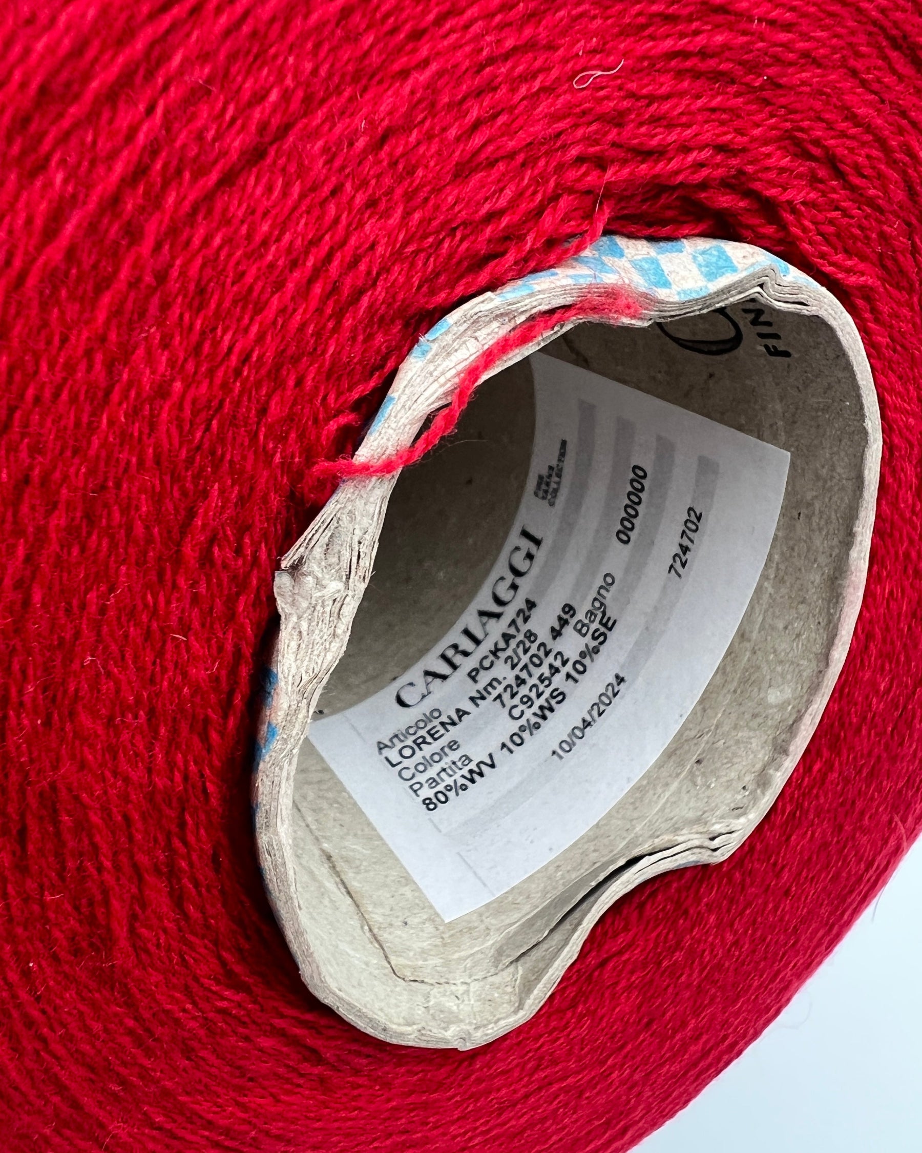 Cariaggi Lorena Italian merino cashmere silk lace weight yarn in hand wound balls from iDOKNiT