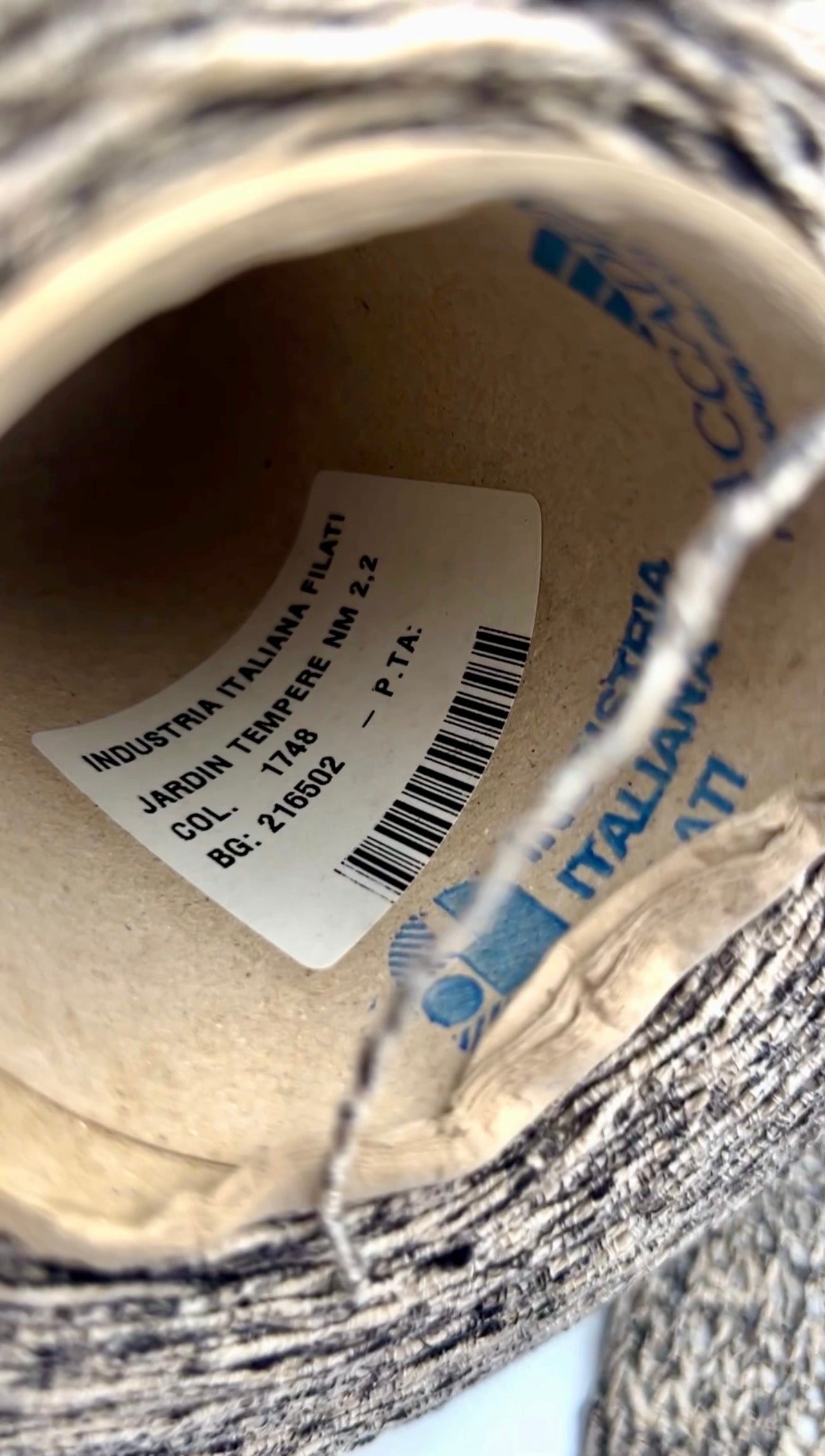 Cotton Linen Silk Yarn, INDUSTRIA ITALIANA FILATI JARDIN TEMPERE, Premium Italian DK Weight Yarn, Balls or Cones, 220m/100g