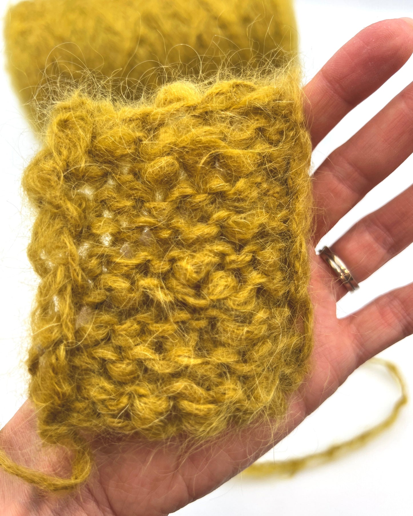 Sesia Novecento brushed mohair organic wool super bulky yarn balls from iDOKNiT