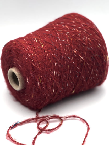 RiGo Taurus Italian baby alpaca boucle textured aran weight yarn in hand wound balls from iDOKNiT