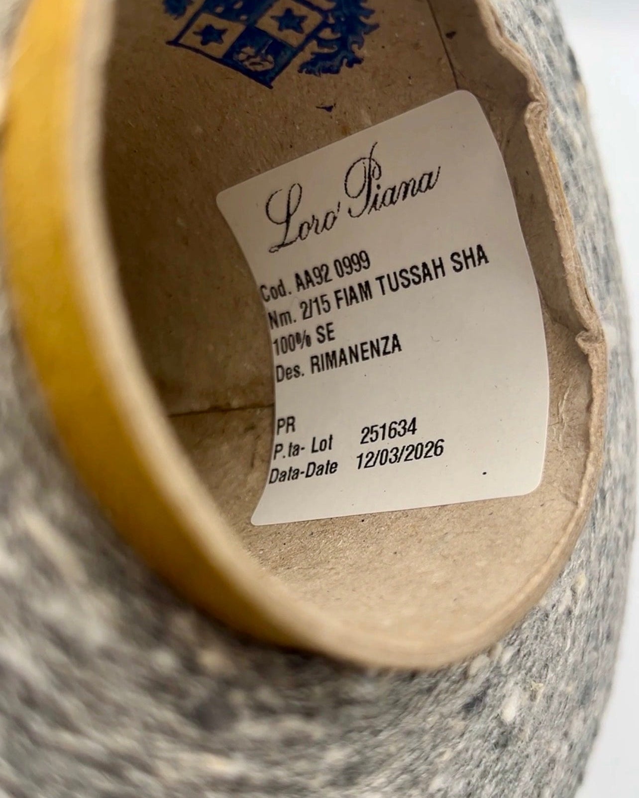 Loro Piana wild tussah silk flamed lace weight yarn balls from iDOKNiT