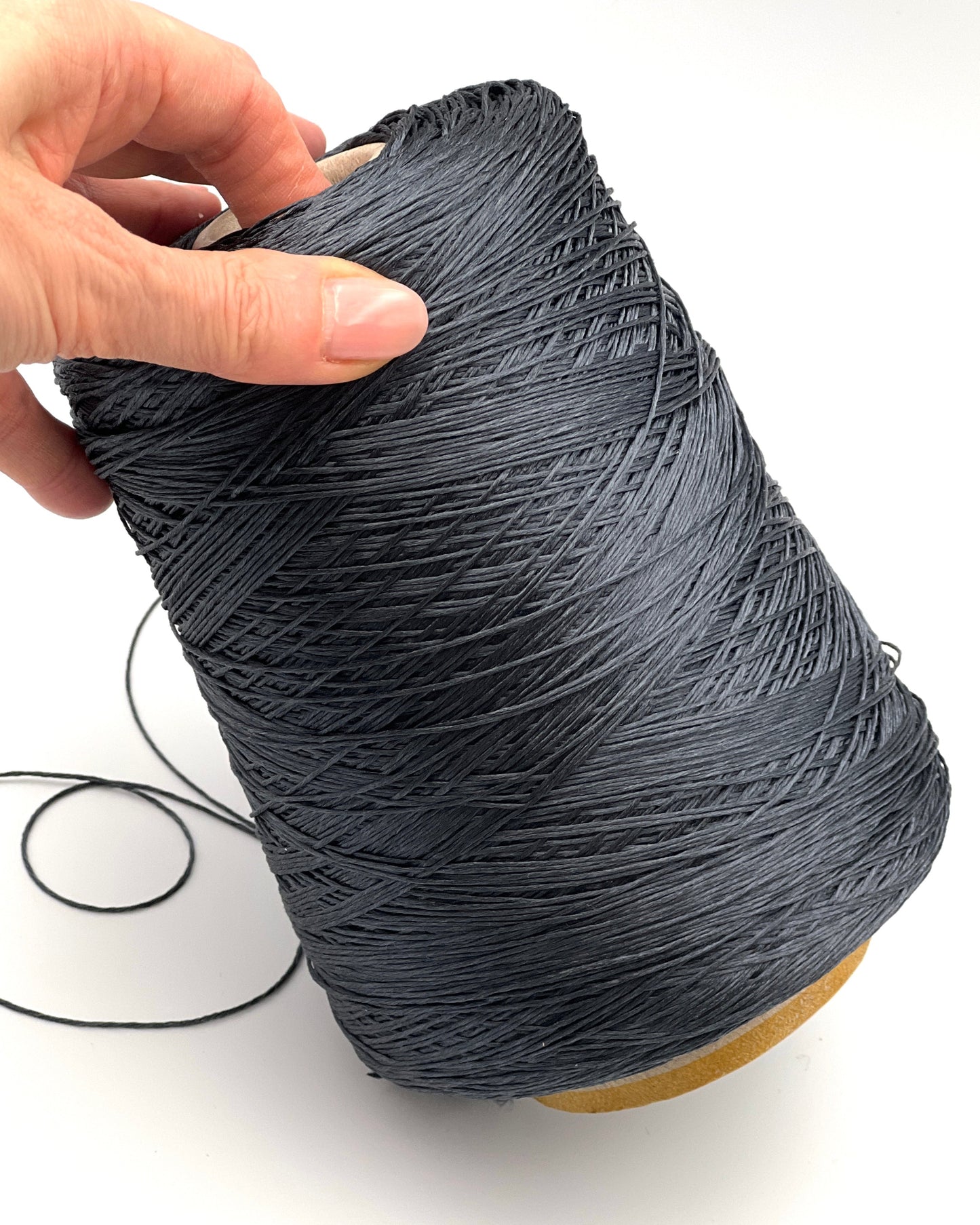 Loro Piana Exodus 100% mulberry silk lace weight yarn on original cone from iDOKNiT