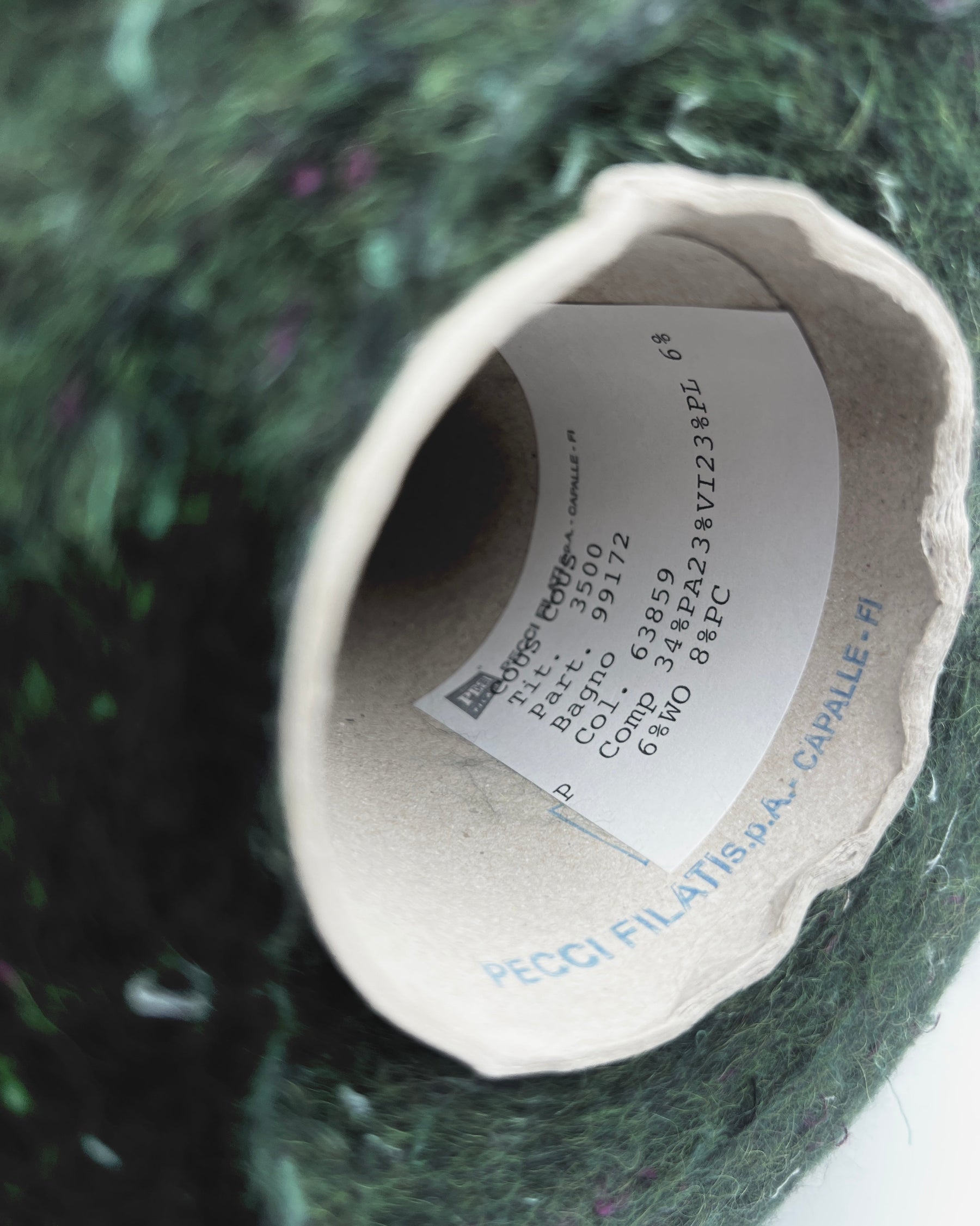 Pecci Filati Cous Cous double tweed fantasy alpaca sport weight yarn in balls from iDOKNiT