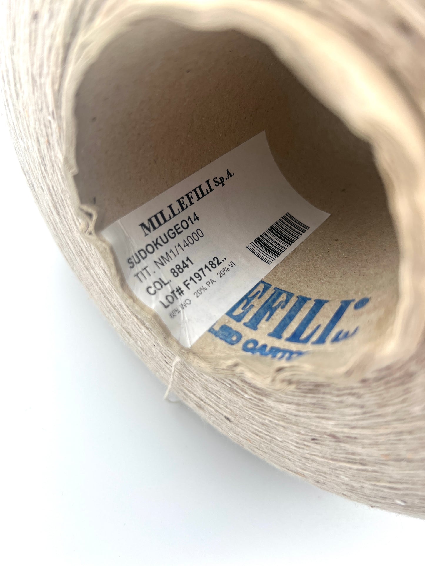 Merino Viscose Yarn, MILLEFILI SUDOKU, Luxury Italian Lace Weight Yarn, Balls or Cones, 1400m/100g