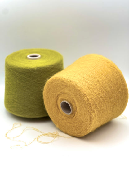 Superkid Mohair Baby Alpaca Yarn, PECCI FILATI AUDREY, Luxury Italian Brushed Lace Yarn, Balls or Cones, 1500m/100g