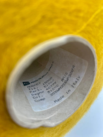 Superkid Mohair Baby Alpaca Yarn, PECCI FILATI AUDREY, Luxury Italian Brushed Lace Yarn, Balls or Cones, 1500m/100g