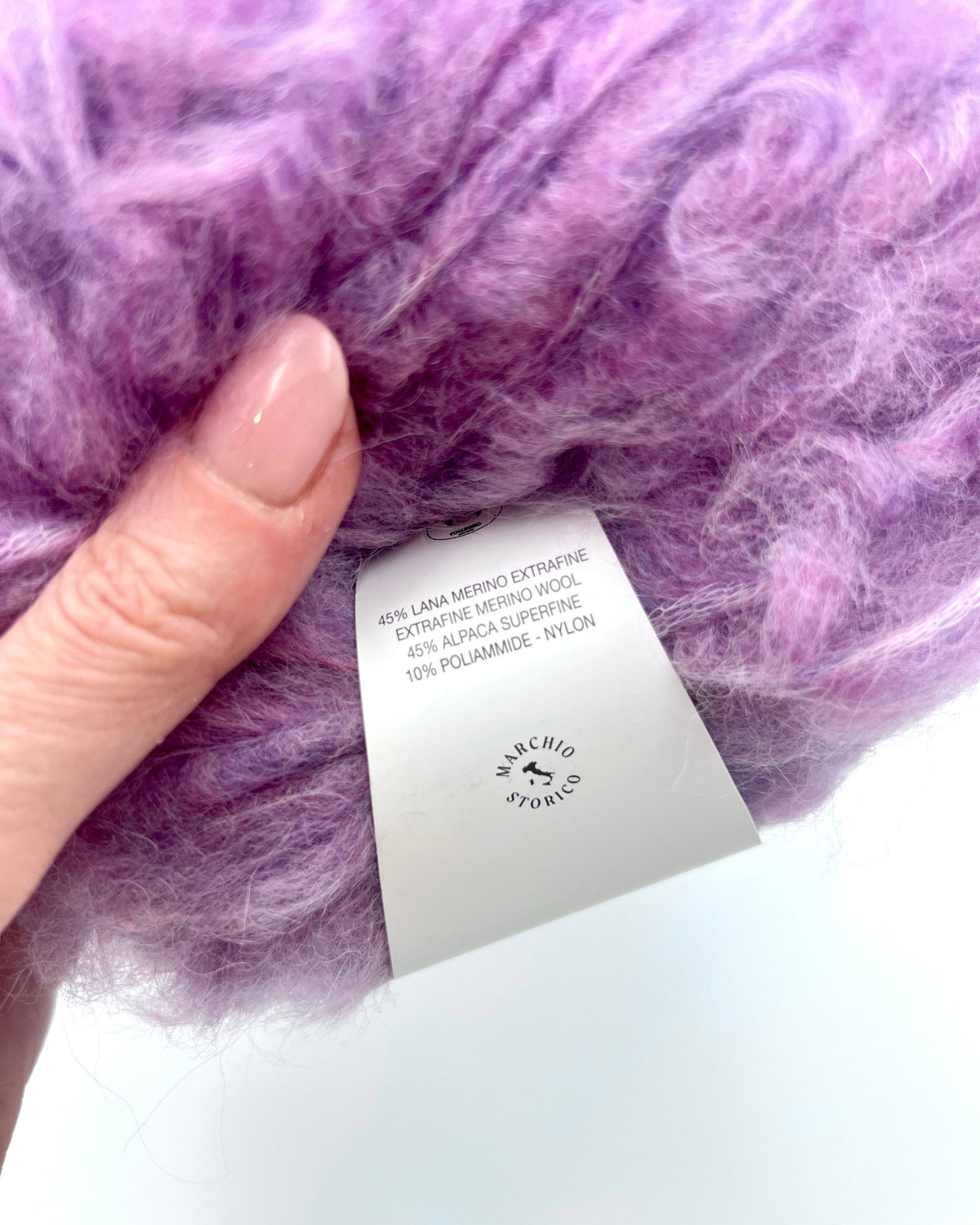 Lana Gatto Moon 45 percent Extrafine Merino 45 percent Superfine Alpaca Italian cable roving yarn from iDOKNiT