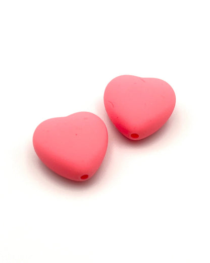 iDOKNiT silicone heart shaped knitting needle stoppers and point protectors pair