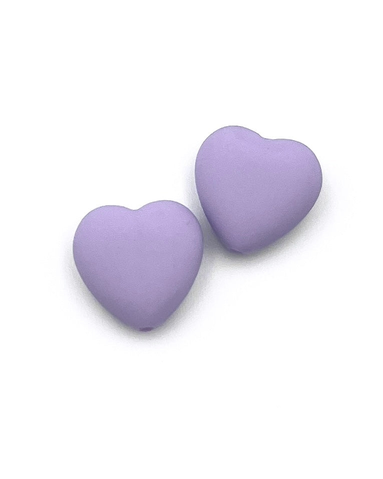 iDOKNiT silicone heart shaped knitting needle stoppers and point protectors pair