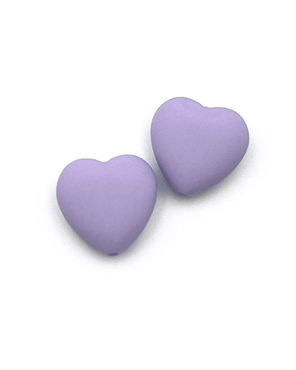 iDOKNiT silicone heart shaped knitting needle stoppers and point protectors pair