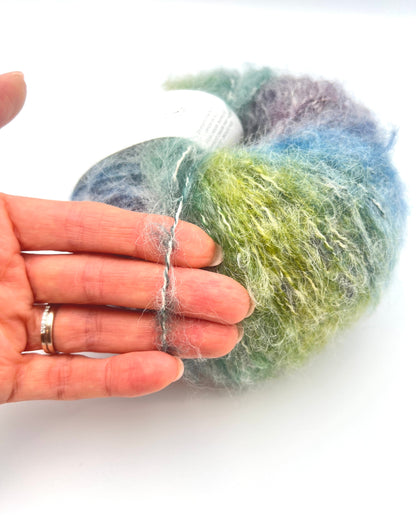 Lana Gatto Starlight Cotton Merino Kid Mohair Superfine Alpaca Italian Aran gradient yarn from iDOKNiT