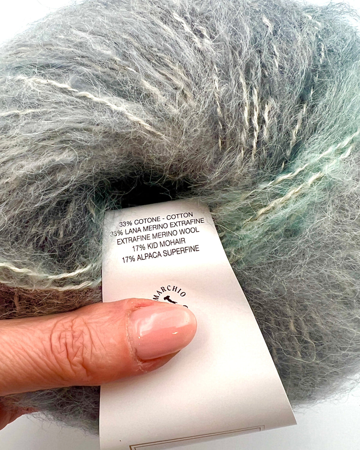 Lana Gatto Starlight Cotton Merino Kid Mohair Superfine Alpaca Italian Aran gradient yarn from iDOKNiT