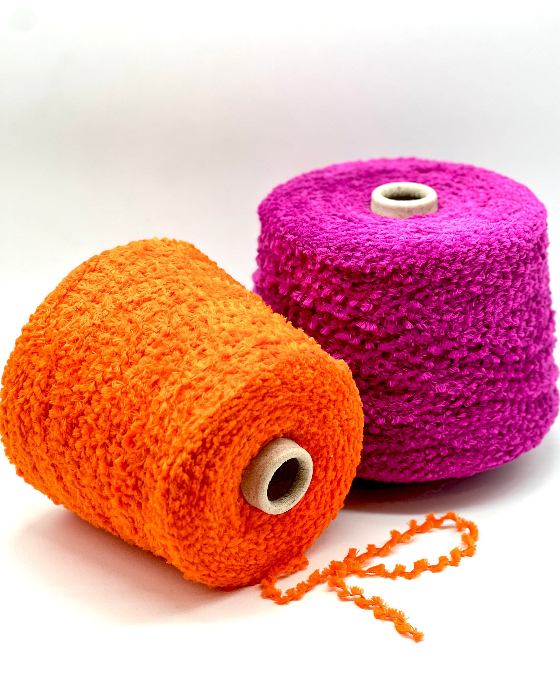 Italian VIMAR eyelash art yarn in cotton blend, textured fancy yarn