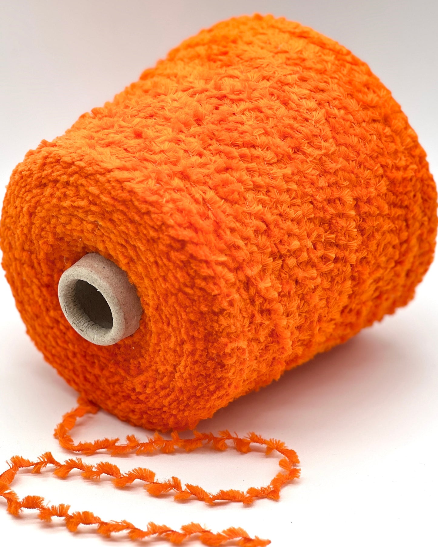 Italian VIMAR eyelash art yarn in cotton blend, textured fancy yarn