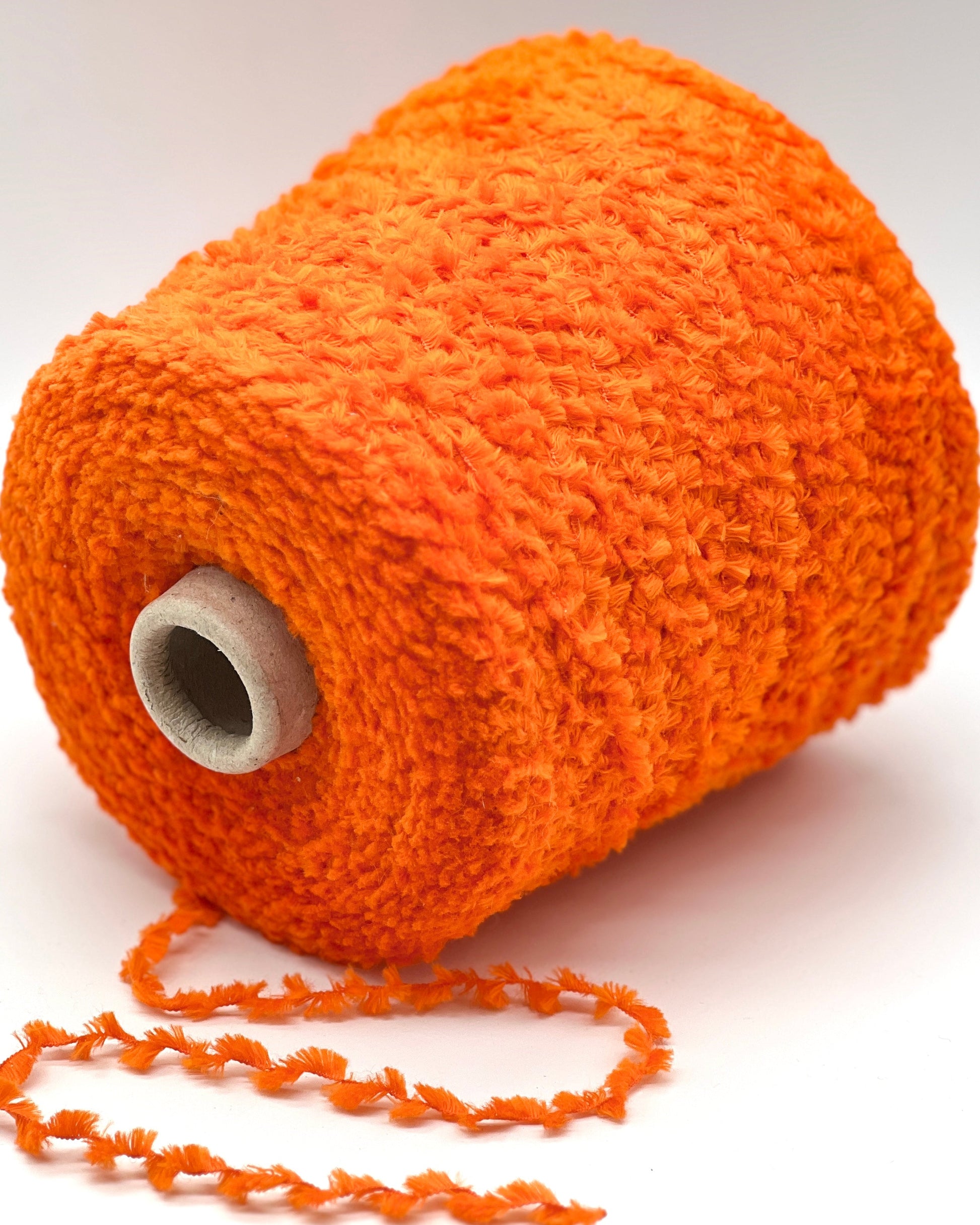 Italian VIMAR eyelash art yarn in cotton blend, textured fancy yarn