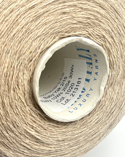 RI.GO BABY YAK 40 percent baby yak cashmere silk merino Italian lace yarn ball and cone from iDOKNiT