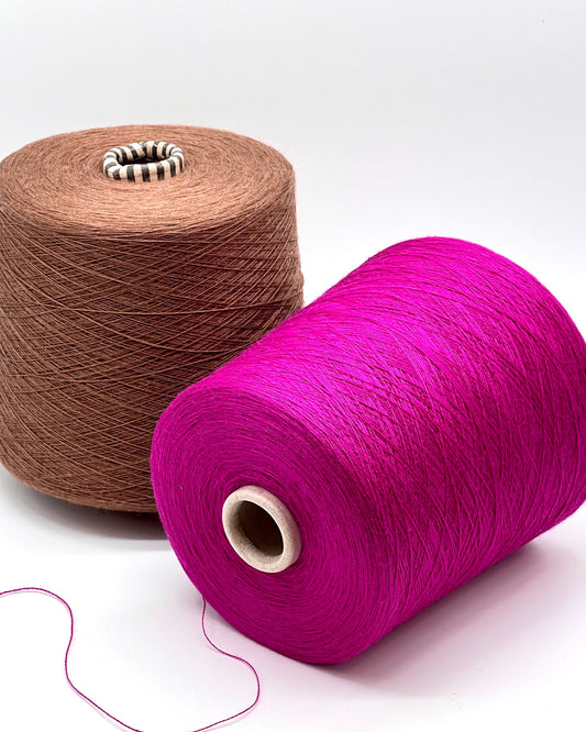 Close-up of iDOKNiT SÜDWOLLE GROUP VICTORIA yarn, showing the ultra-fine Lace weight texture of 100% Extrafine Merino Wool (Superwash) in a ready-to-use ball.