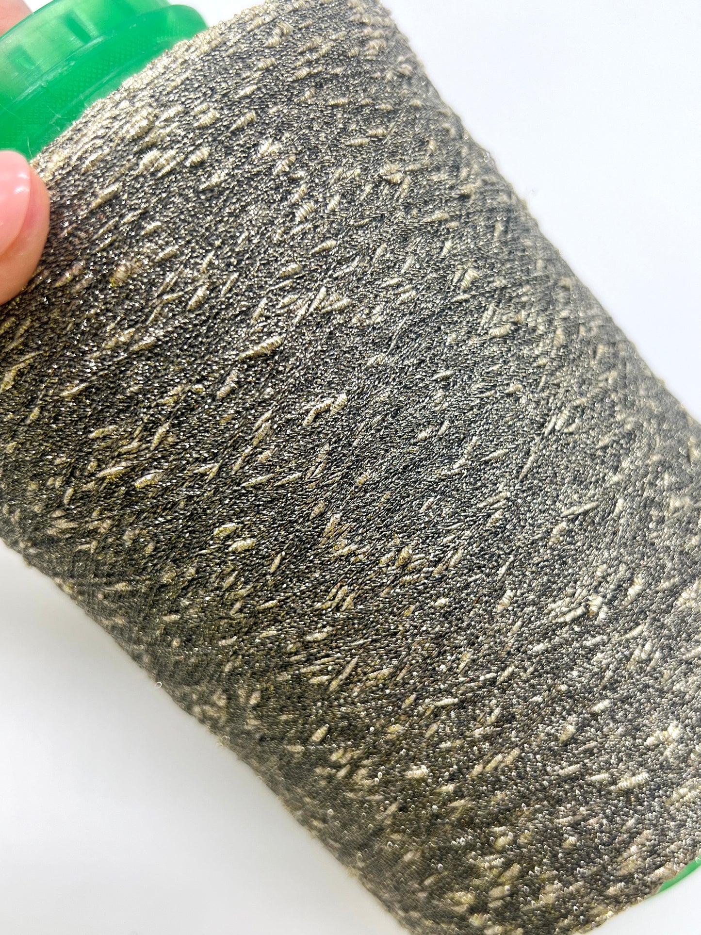 FANTASY FLAME CHANEL-Style Tweed Yarn, NODINOLAME, Royal Collection by RiGo, Available on Cone, Lace Yarn, 1700m/100g (1859y/3.52oz)