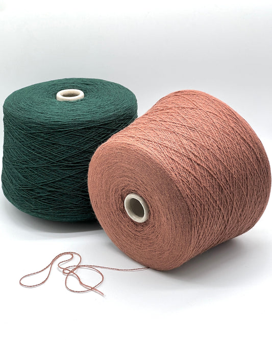 Luxury iDOKNiT Filitaly Lab PEPITA yarn featuring a delicate 75% Baby Alpaca and 25% Polyamide lace weight blend in Nm 2/14000 for high-end Italian knitwear.