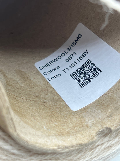 LAMBSWOOL Yarn, SHERWOOL, Premium Italian Yarn by Sesia, Available in Balls and Cones, Lace Weight, 500m/100g (546y/3.52oz)