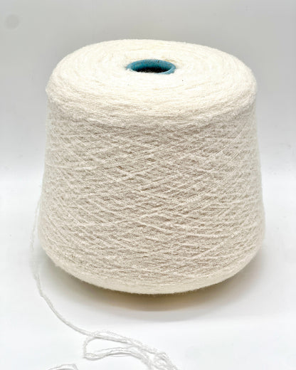 Elite iDOKNiT luxury micro-bouclé yarn, ESTRO by Zegna Baruffa Italy. 78% cashmere lace weight, Nm 9500. Authentic Italian-made soft airy loop yarn curated by iDOKNiT for professional knitting.