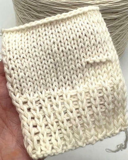 Professional grade RiGo SIBERIA knitting yarn from iDOKNiT, featuring an elite 30% Cashmere and 70% Merino Wool blend. This authentic Italian-made Light DK weight yarn is curated by iDOKNiT for luxury knitwear projects requiring exceptional softness and structural integrity.