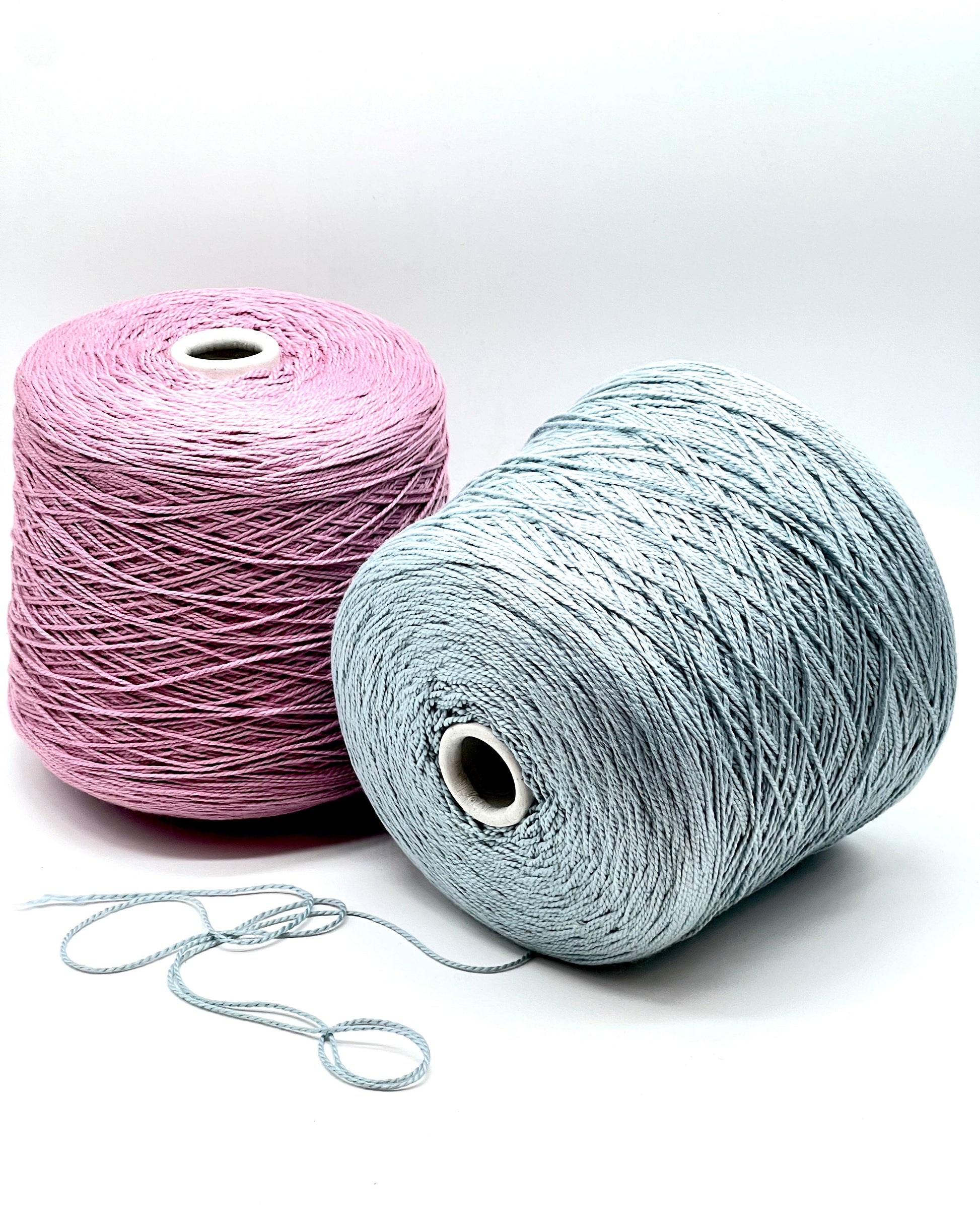 Elite iDOKNiT luxury cotton yarn, SCIROCCO by RiGo Italy. 100% mercerized cotton DK weight, Nm 2/5000. Authentic Italian-made high-sheen yarn curated by iDOKNiT for professional knitting.