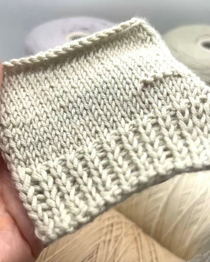 Elite iDOKNiT luxury sport weight yarn, MERINOS 2600 by RiGo Italy. 100% super soft merino wool, Nm 2600. Authentic Italian-made premium wool yarn with natural stretch and breathability curated by iDOKNiT for professional knitting.