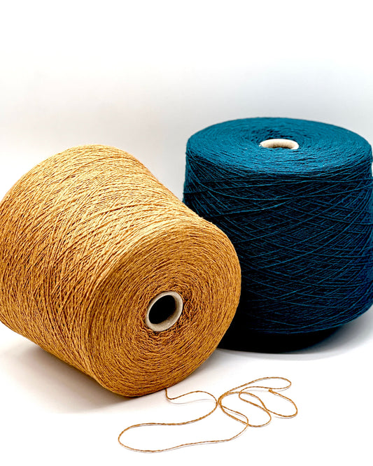 Ultra-luxury iDOKNiT lace weight yarn, VINICUNCA by Filcom Italy. 20% vicuña and 80% mulberry silk blend, Nm 2/14000. Authentic Italian-made yarn featuring the world's rarest animal fiber for unparalleled softness and luster curated by iDOKNiT.