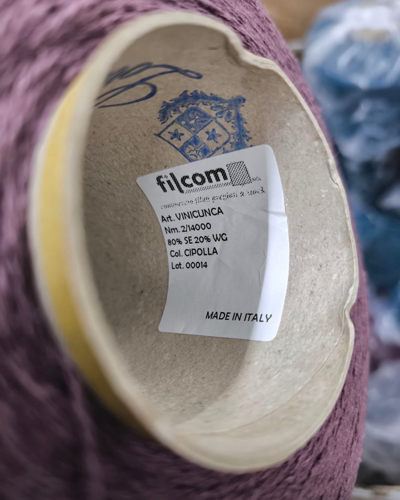 Ultra-luxury iDOKNiT lace weight yarn, VINICUNCA by Filcom Italy. 20% vicuña and 80% mulberry silk blend, Nm 2/14000. Authentic Italian-made yarn featuring the world's rarest animal fiber for unparalleled softness and luster curated by iDOKNiT.