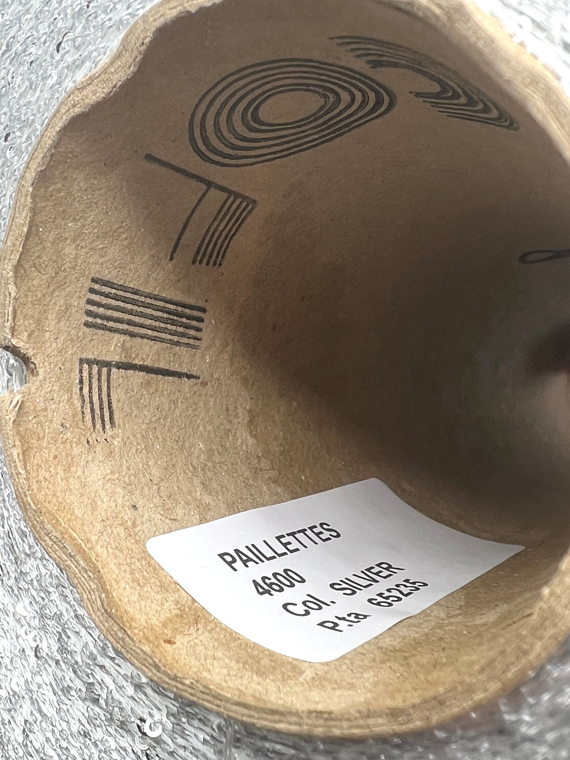 Elite iDOKNiT decorative lace weight yarn, SEQUINS by Cofil Italy. 100% polyester with micro-sequins, 460m/100g. Authentic Italian-made sparkling carry-along yarn curated by iDOKNiT to add texture and shine to professional knitting projects.