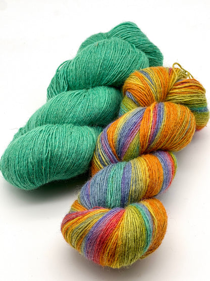 Dundaga 6.1 GERMAN SHEEP 100% Merino Wool Yarn, Available in Skeins or Cake, Fingering Weight Single Ply, 420m/100g (459y/3.52oz)