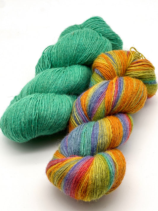 Dundaga 6.1 GERMAN SHEEP 100% Merino Wool Yarn, Available in Skeins or Cake, Fingering Weight Single Ply, 420m/100g (459y/3.52oz)