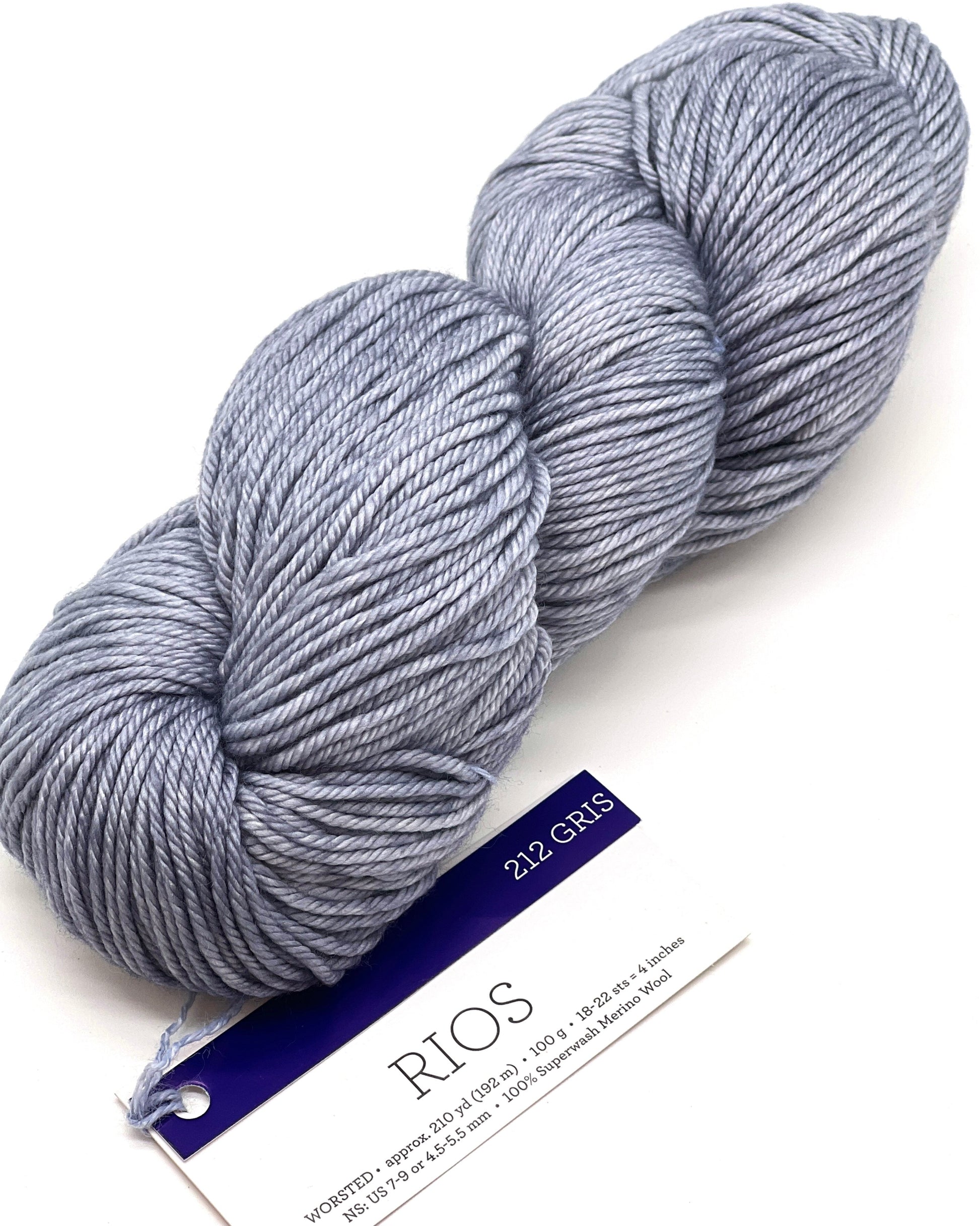 Premium iDOKNiT worsted weight yarn, RIOS by Malabrigo Peru. 100% superwash merino wool, 4-ply construction for stitch definition, 192m/100g. Hand-dyed authentic Peruvian yarn curated by iDOKNiT for durable, soft, and professional knitting projects.