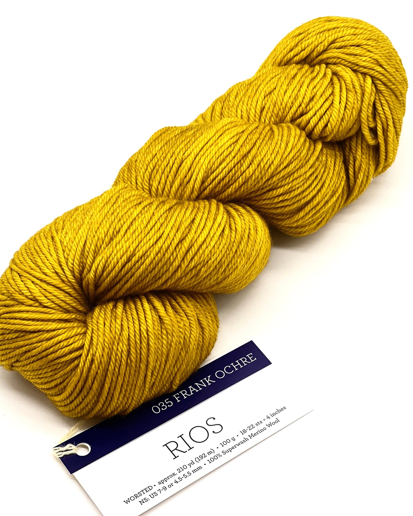 Premium iDOKNiT worsted weight yarn, RIOS by Malabrigo Peru. 100% superwash merino wool, 4-ply construction for stitch definition, 192m/100g. Hand-dyed authentic Peruvian yarn curated by iDOKNiT for durable, soft, and professional knitting projects.