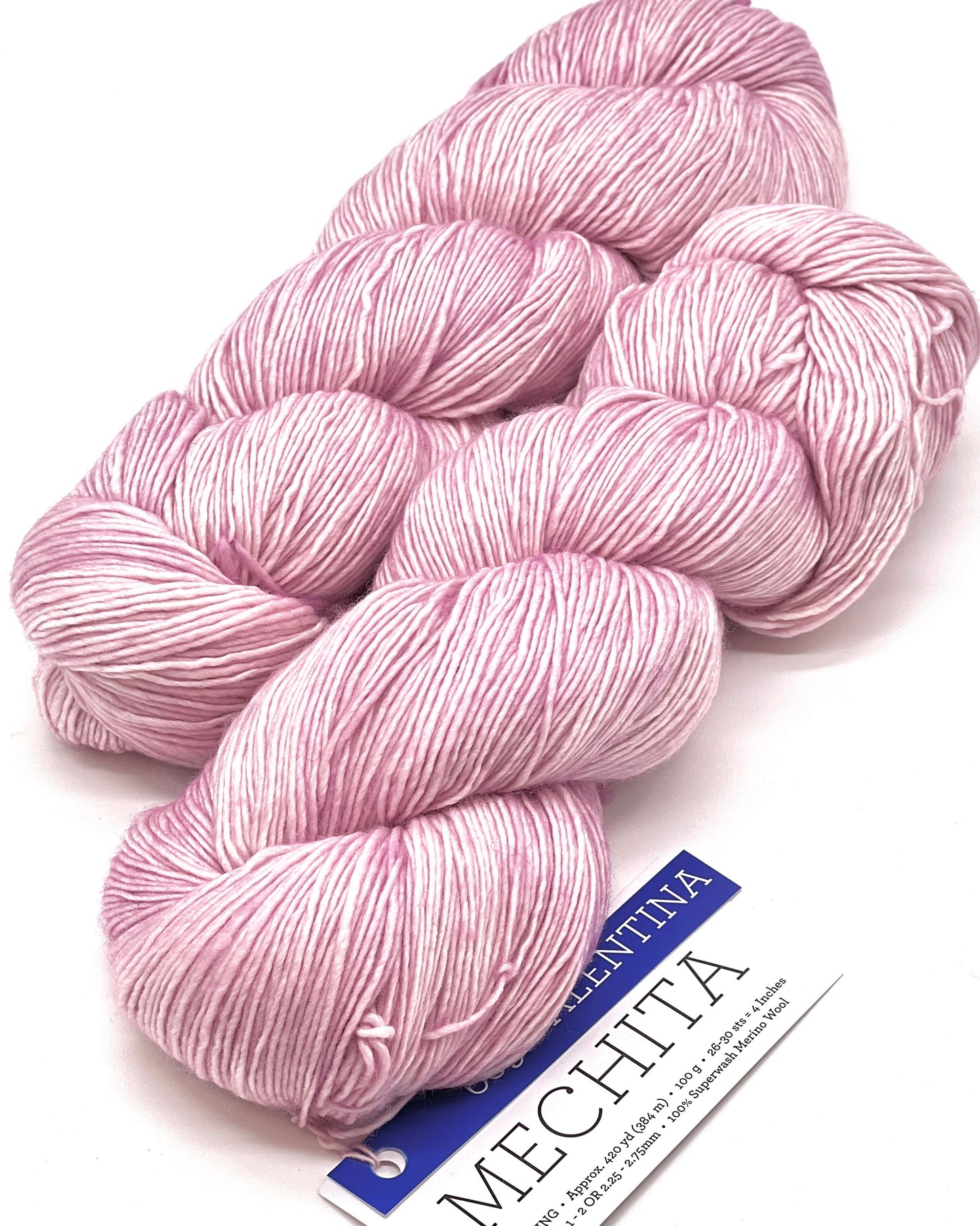 Premium iDOKNiT fingering weight yarn, MECHITA by Malabrigo Peru. 100% superwash merino wool, single-ply construction for elegant drape, 384m/100g. Hand-dyed authentic Peruvian yarn curated by iDOKNiT for soft, vibrant, and professional knitting projects.