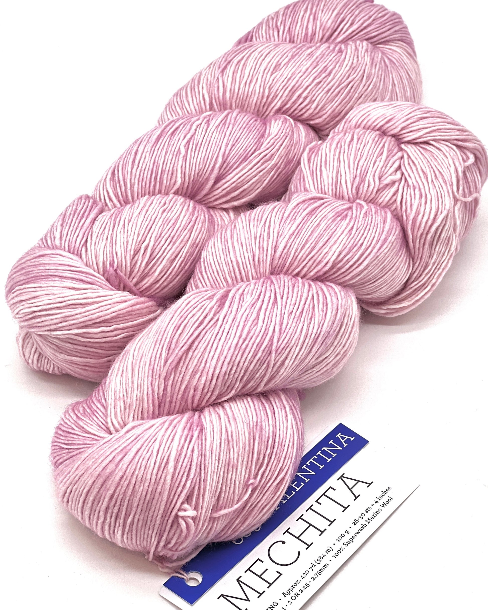Premium iDOKNiT fingering weight yarn, MECHITA by Malabrigo Peru. 100% superwash merino wool, single-ply construction for elegant drape, 384m/100g. Hand-dyed authentic Peruvian yarn curated by iDOKNiT for soft, vibrant, and professional knitting projects.