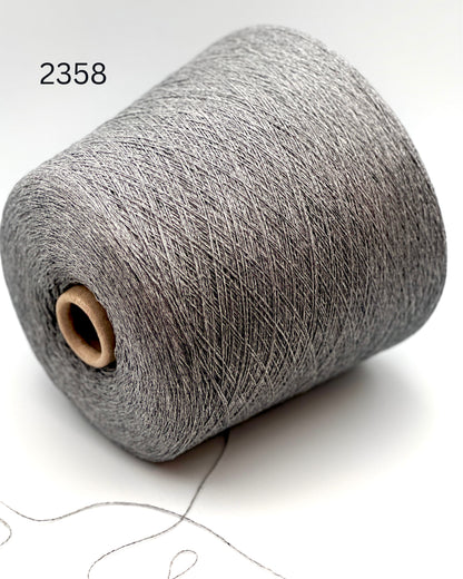 FILCOM CASHSILK cashmere silk yarn from Italy, 50% cashmere 50% silk lace weight yarn for sweaters, tops, cardigans, and shawls.