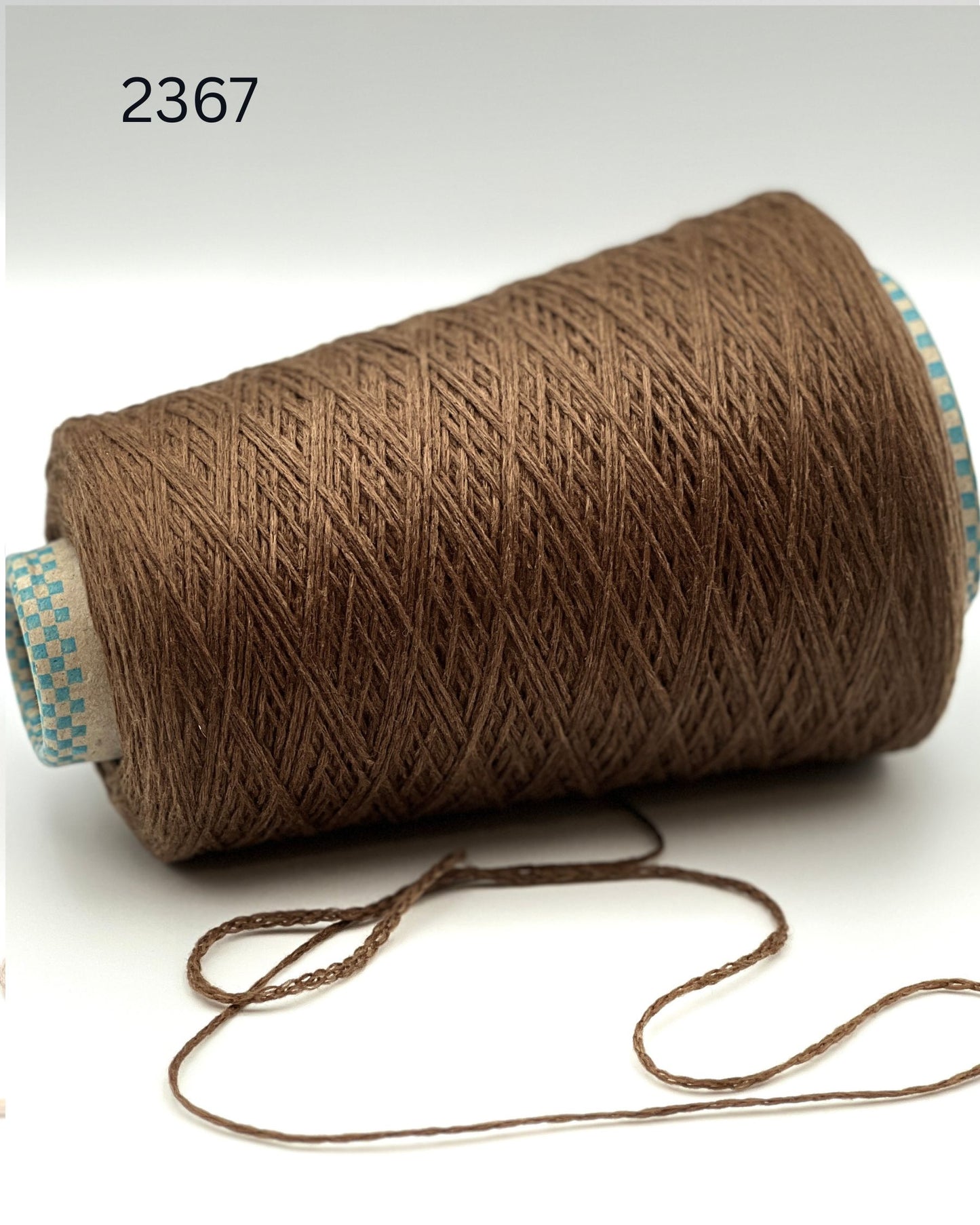 CARIAGGI PIUMINO 100% cashmere chain yarn on original cone, rare Italian cashmere chainette yarn that blooms after washing