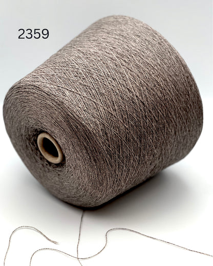 FILCOM CASHSILK cashmere silk yarn from Italy, 50% cashmere 50% silk lace weight yarn for sweaters, tops, cardigans, and shawls.