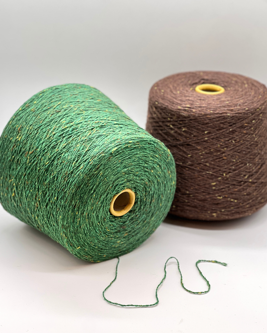 UNIVERSAL COMPLETE ALT TEXT
FILCOM TIBET TWEED 50% yak and 50% silk luxury Italian tweed yarn in a fine fingering weight for high-end knitting at iDOKNiT.