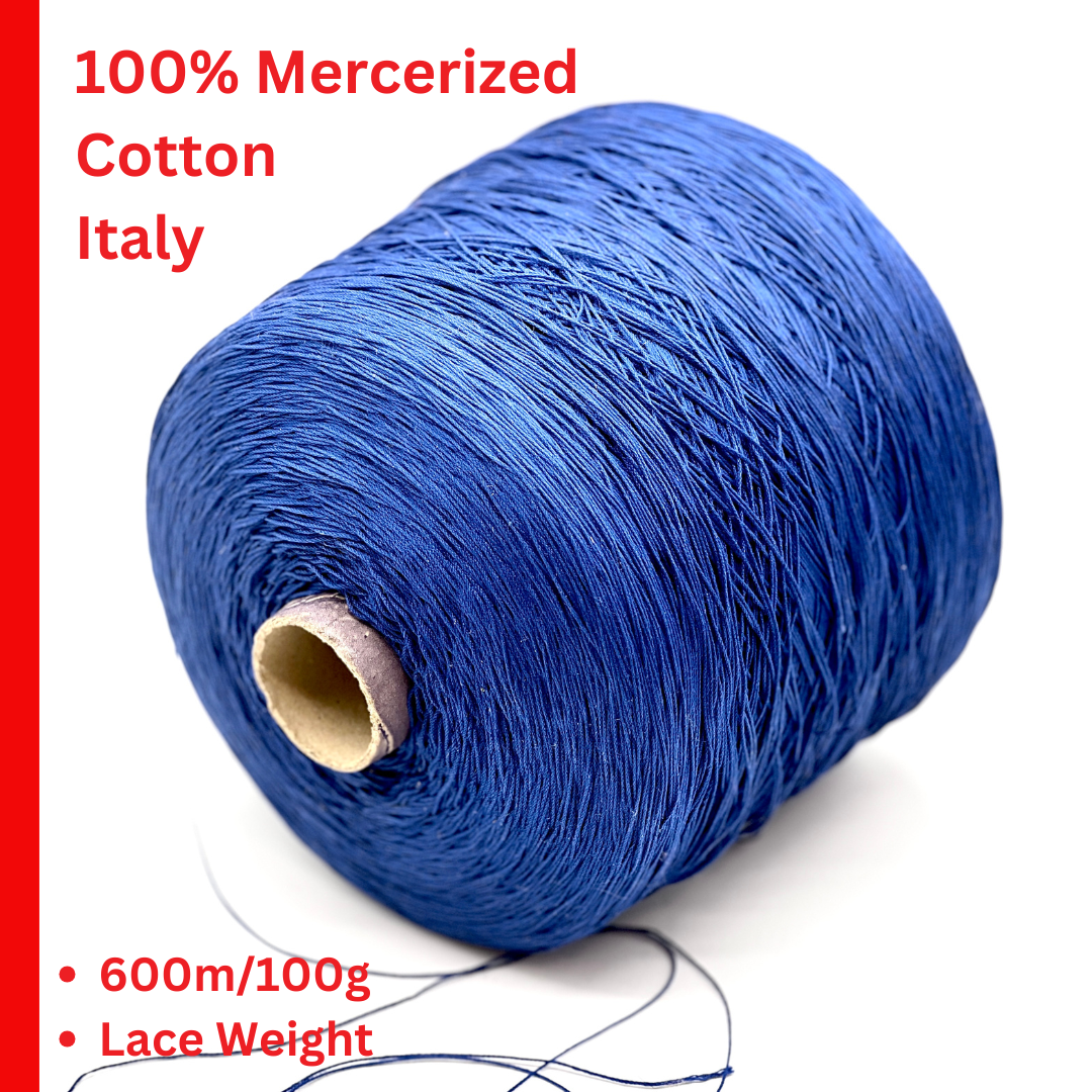 Mercerized cotton yarn cone ECAFIL DORAGM60 lace weight