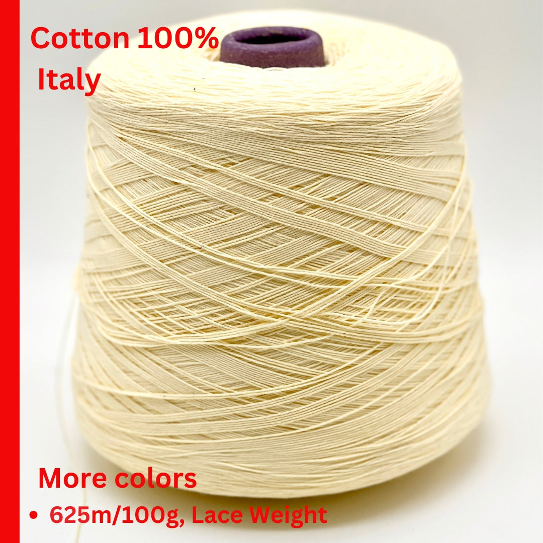 dakota 100 percent cotton yarn italy
luxury italian cotton lace yarn 625m 100g
soft cotton yarn for knitting crochet weaving
italian cotton yarn close up stitch definition
dakota cotton yarn balls or conesdefinition
dakota cotton yarn balls or cones