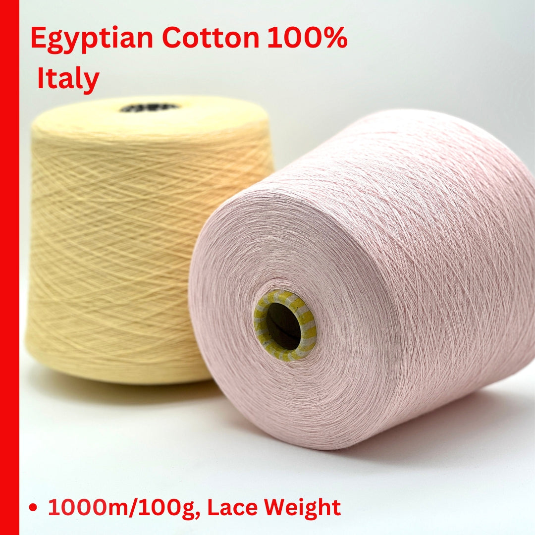 filmar egyptian supersoft cotton lace yarn italy
luxury italian cotton lace yarn close up
soft egyptian cotton yarn for knitting crochet weaving
extra fine italian cotton yarn for summer garments
filmar cotton yarn balls or cones