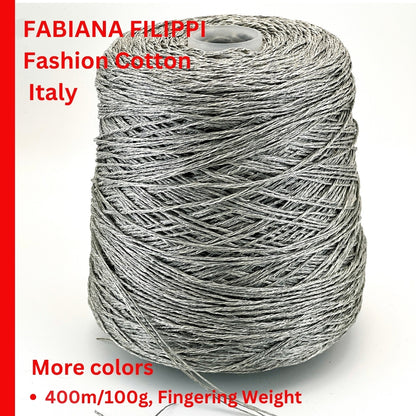 fabiana filippi structured cotton blend yarn italy
fashion house yarn for chanel style jackets
cotton polyester fingering yarn 400m 100g
structured yarn for bags hats tweed fabric
italian designer yarn balls or cones