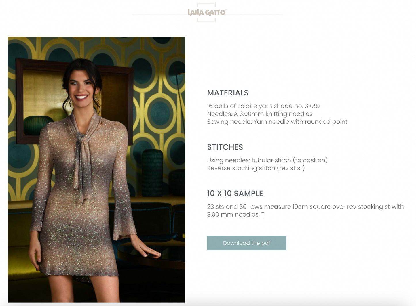 Lana Gatto Éclair sequin yarn ball, gradient thread, rainbow paillettes